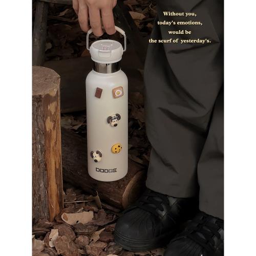 戶外保溫杯女簡約吸管杯車載隨手杯不銹鋼保冷杯高顏值便攜水杯男