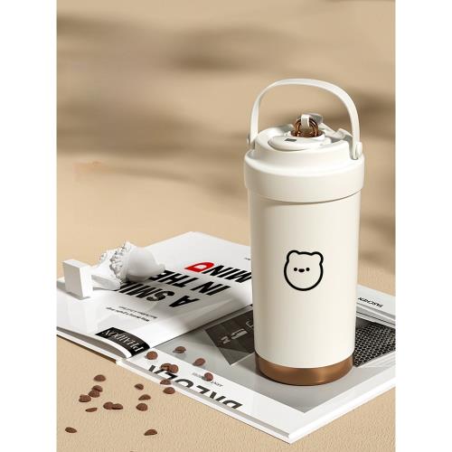 咖啡杯保溫杯子男女生便攜隨行杯不銹鋼保冷水杯高檔精致手提外帶