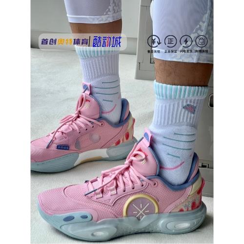 李寧2024新款韋德之道全城12籃球鞋舒適減震耐磨透氣防滑高回彈