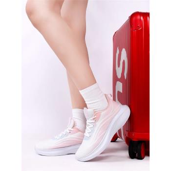 361運動鞋女2024新款夏季透氣女鞋中考體育專用鞋薄款網面跑步鞋