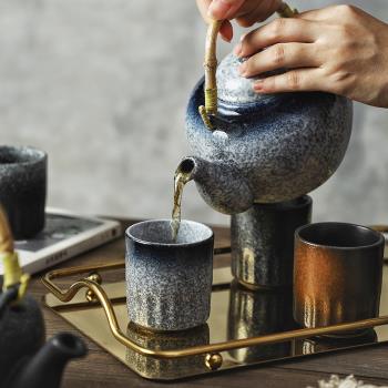 日本FS日式陶瓷壺泡茶壺單人餐廳功夫茶具套裝名家用大容