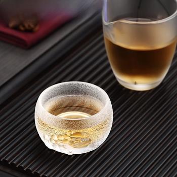 日本FS招財琉璃杯功夫茶杯品茗杯單杯茶盞杯茶碗主人杯加厚玻璃個