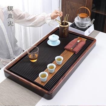 尾貨清倉德國電木茶盤家用會客高階功夫茶具電膠木茶臺創意