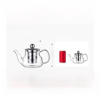 日本FSAM-716耐熱玻璃小茶壺加厚茶水分離泡茶壺過濾家用功夫茶