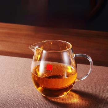 品一恒玻璃公道杯高檔大容量耐熱公杯茶杯茶海分茶器功夫茶具配件