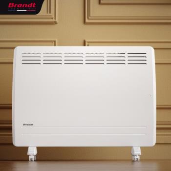 Brandt白朗取暖器家用石墨烯電暖器遠紅外對流電暖氣片電暖爐臥室