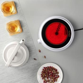 110V220v電陶爐燒水煮茶爐家用電磁爐鑄鐵小型煮茶器跨境迷你燒水