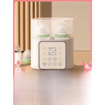110V嬰兒溫奶器雙奶瓶暖奶器臺灣熱奶桶消毒保溫機恒溫煮蛋器美國