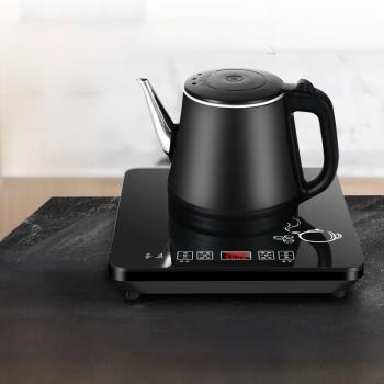 110V全自動上水電熱水壺雙層不銹鋼智能電茶爐桌面一體煮茶泡茶機