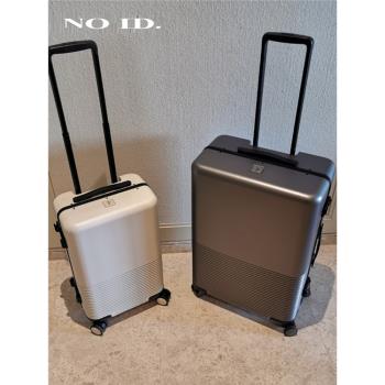 日本NOID鋁框復古拉桿箱PC密碼20寸登機箱靜音萬向輪26女行李箱
