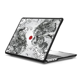 casetify浮世繪圣獸龍適用蘋果MacBook Pro13/14/15/16寸電腦筆記本保護殼2021-2024款M2/M1套Air潮創意個性
