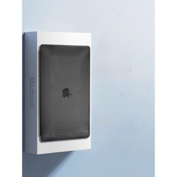 【冰感散熱殼】2023新款macbookair蜂窩系列pro夏季專用超薄13.3寸m1蘋果筆記本電腦14英寸保護套透明磨砂13