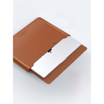 ZIKE電腦包保護套多功能便攜支架適用于蘋果筆記本Macbook內膽包電腦支架折疊支架散熱器14英寸