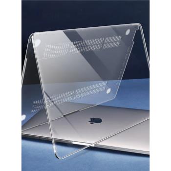適用macbookair保護殼mac蘋果電腦macbook筆記本M2電腦pro套14/16寸M3硬外殼水晶Pro透明15寸透明air超薄配件