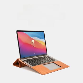 適用2025新款蘋果筆記本電腦包air13.3寸macbook保護套pro13內膽包15.4寸M1pro16寸支架保護套mac15殼13.6 M2