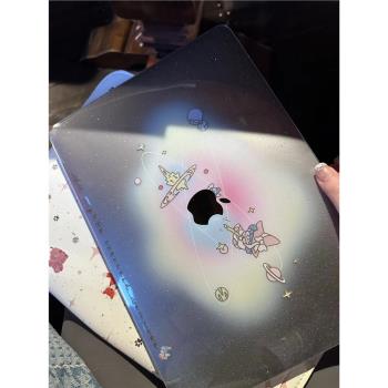 newness "星球碰撞" 亞克力MacBookproair保護殼保護套輕薄防磕碰pc材質M1M2新款