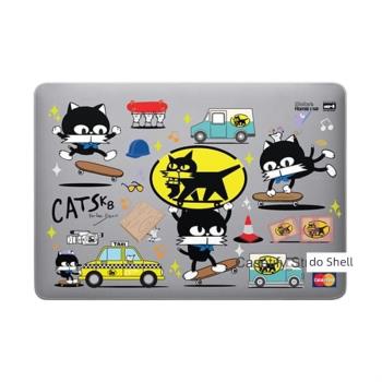 香港Casetify 貓咪滑板 電腦殼適用 MacBook Pro/Air/13/14/15/16