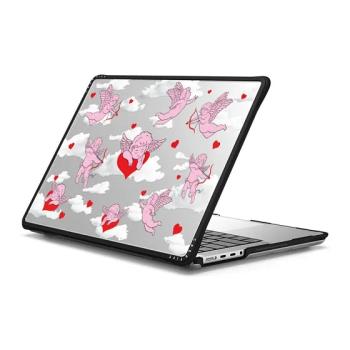 CASETiFY粉紅丘比特適用蘋果MacBook Pro13/14/15/16寸電腦筆記本保護殼2022-2024款M2防摔套Air可愛天使M1
