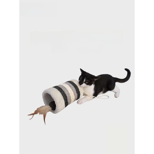 法國BOBBY貓咪玩具逗貓棒耐咬小貓幼貓自嗨解悶耐抓互動紙繩玩具