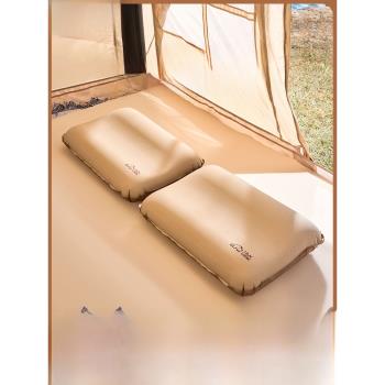 自動戶外露營睡袋家用充氣枕頭