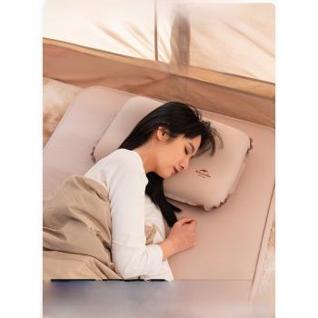 Naturehike挪客戶外自動海綿充氣枕頭旅行枕便攜露營帳篷氣墊枕頭