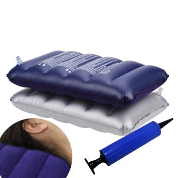 大號充氣枕頭成人加大款旅行方形枕便攜家用可注水午睡枕腰枕靠枕