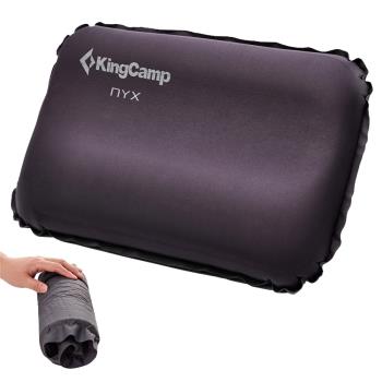 kingcamp自動充氣枕頭加厚戶外露營睡袋氣墊午睡枕便攜式旅行枕