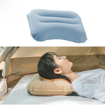 NH挪客充氣枕頭TPU植絨靠枕小方枕舒適便攜式戶外旅行枕露營帳篷