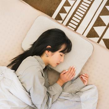 挪客記憶棉舒適方枕便攜式戶外露營旅行枕辦公室午休自動充氣枕頭
