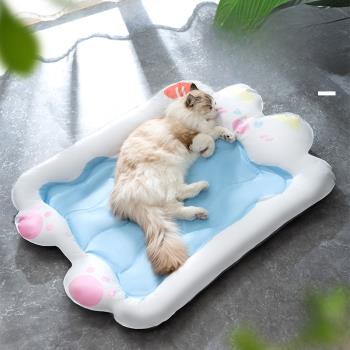 寵物冰墊夏天貓咪睡墊降溫用貓墊子貓窩涼席涼墊狗狗冰窩夏季用品
