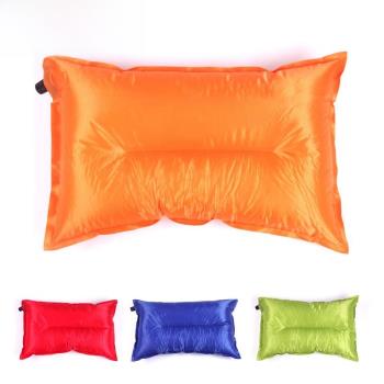 枕頭戶外自動充氣枕靠枕 野營露營枕頭 吹氣枕 睡枕旅行枕海綿枕