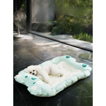 寵物冰墊狗狗睡墊夏季貓咪墊子中小型犬泰迪比熊涼席夏天降溫地墊
