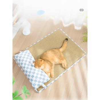 貓窩夏天涼席墊四季通用貓咪床墊子夏季幼貓寵物用品沙發狗狗睡墊