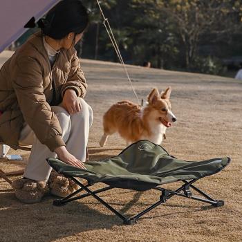 狗窩山趣中小型犬行軍床寵物貓窩