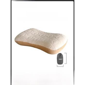 Takibi塔吉比戶外充氣枕頭軟硬可調節充氣強支撐家用充氣護頸枕