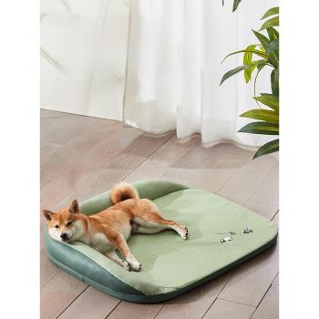 狗窩夏天涼席四季通用可拆洗小型犬狗床墊子網紅沙發貓窩寵物用品