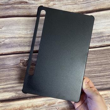 適用三星Galaxy Tab S7 SM-T870平板防彎11寸保護套T878磨砂硬殼三星S8後殼X700/X706超薄吸筆抗彎