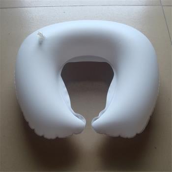 PVC充氣枕頭充氣護頸枕pvc護頸枕U型