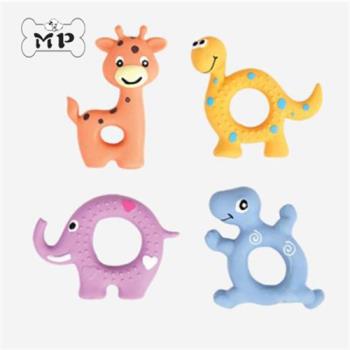 『Memory Pet』韓國ParisDog長頸鹿烏龜大象恐龍狗狗乳膠發聲玩具