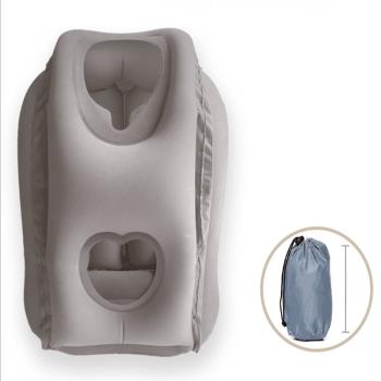 充氣抱枕PVC充氣旅行枕頭飛機抱枕充氣枕充氣頭枕新品