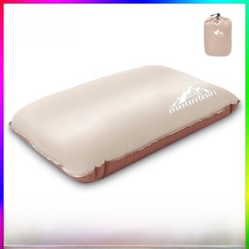 戶外裝備多功能3D奶酪枕自動充氣枕頭露營野營帳篷氣枕
