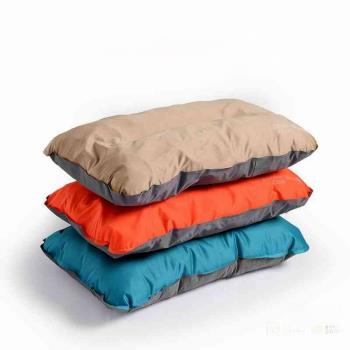 狼行者自動充氣枕戶外便攜露營帳篷氣墊枕頭旅行吹氣靠枕