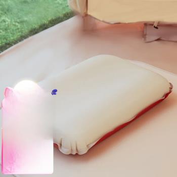 安丹迪（Adandyish）奶酪自動充氣枕頭戶外露營睡袋氣墊U型便攜式