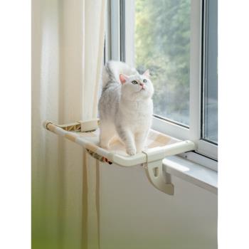 喵乎汪也床邊貓窩窗邊貓掛床窗戶吊床懸掛式貓咪掛窩寵物窗臺貓架