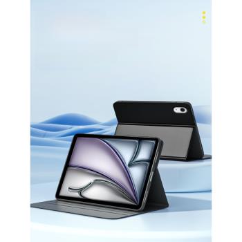 適用iPadair6保護套2024新款Pro11英寸輕薄mini6硅膠蘋果iPad10平板air5保護殼4第9代九皮套2021磁吸12.9電腦