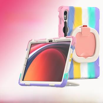 三星平板電腦A9+全包S9U防摔保護殼7適用SAMSUN Tab S8Plus Case保護套S7FE帶筆槽S8Ultra支點支架S6Lite防彎