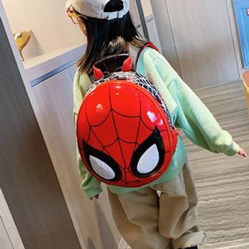 蜘蛛俠書包幼兒園男童3-5歲寶寶超輕減負蛋殼包可愛卡通兒童背包