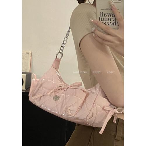 今年流行包包女士2024新款韓國小眾設計腋下包高級感百搭單肩包