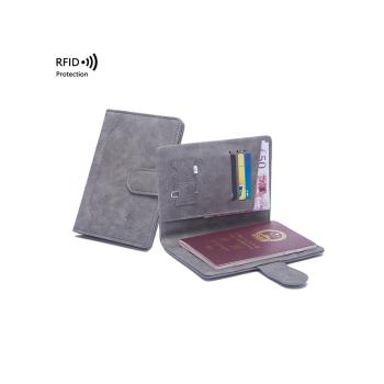 RFID防盜刷出國手持旅行護照包