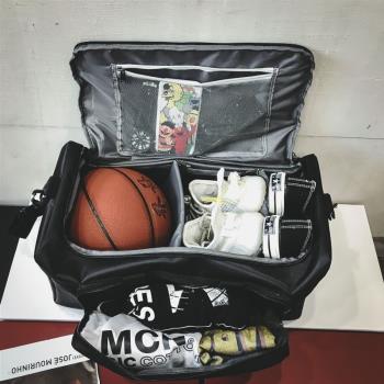 潮牌健身包男女運動包籃球足球游泳訓練包行李包大容量旅游旅行包